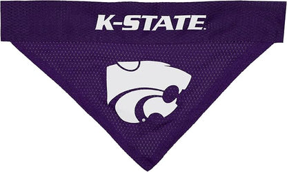 Pets First Collegiate Pet Accessories, Reversible Bandana, Kansas State - Image 2
