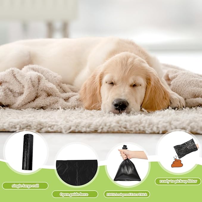 Sherr 10 Boxed Rolls 2000 Counts Dog Poop Bags Bulk Leak Proof Dog Waste Bags - Image 4