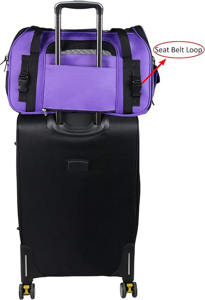 EliteField Soft Pet Carrier Soft Sided Dog Puppy Cat Carrier Travel Bag - Image 5