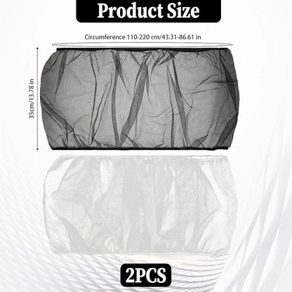 2PCS Adjustable Bird Cage Cover, Bird Cage Seed Catcher, Large Birdcage Cover - Image 2