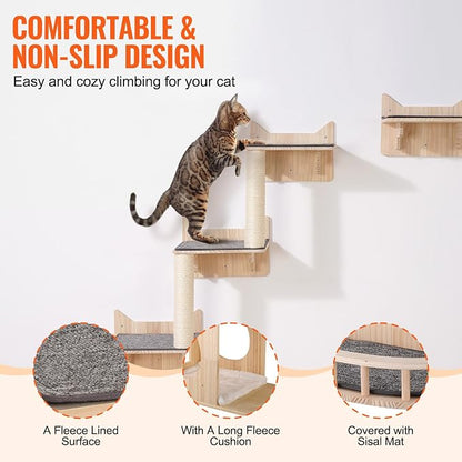 VEVOR Wall Mounted Cat Shelves and Perches - Image 5