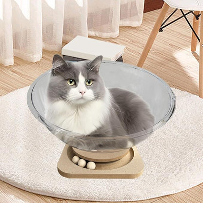 Space Capsule Cat Bed Cat Furniture Universal Easy Cleaning Activity Centre Pet - Image 5