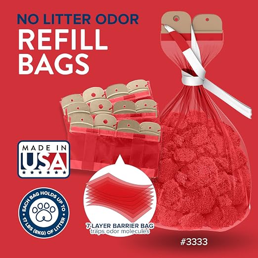 Red Rocket XL Cat Litter Trash Can Multi Kitty Twist’R Step Litter Disposal - Image 5