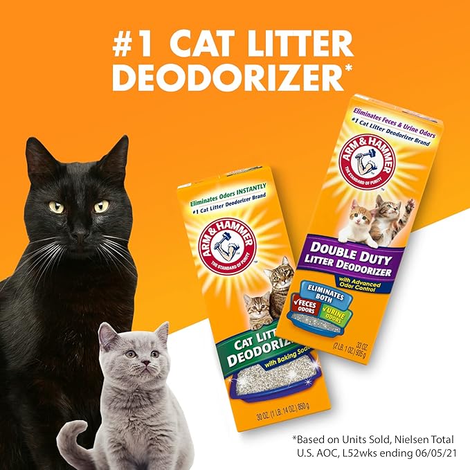 ARM & Hammer Cat Litter Deodorizer Double Duty, 20 oz, 6 Pack - Image 5