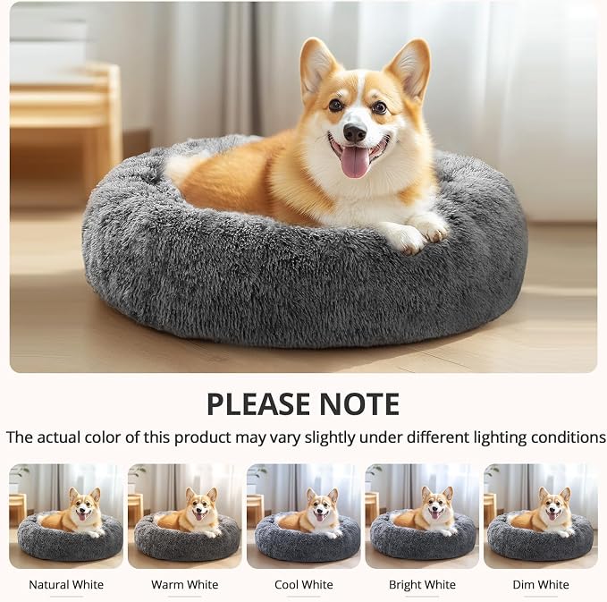 JOLLYVOGUE Calming Dog Bed for Small Dogs - Image 6