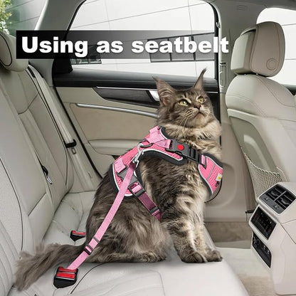 Cat Harness and Leash for Walking, Retractable Cat Harnesses and Leash Set - Image 6