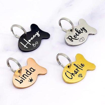 Ultra Joys Cat ID Tag Personalized Pet Tags, Durable Stainless Steel Small Pet - Image 8