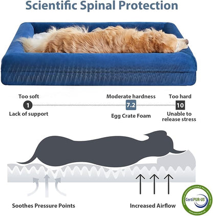 WNPETHOME XXL Extra Large Dog Bed, Washable Dog Couch - Image 3