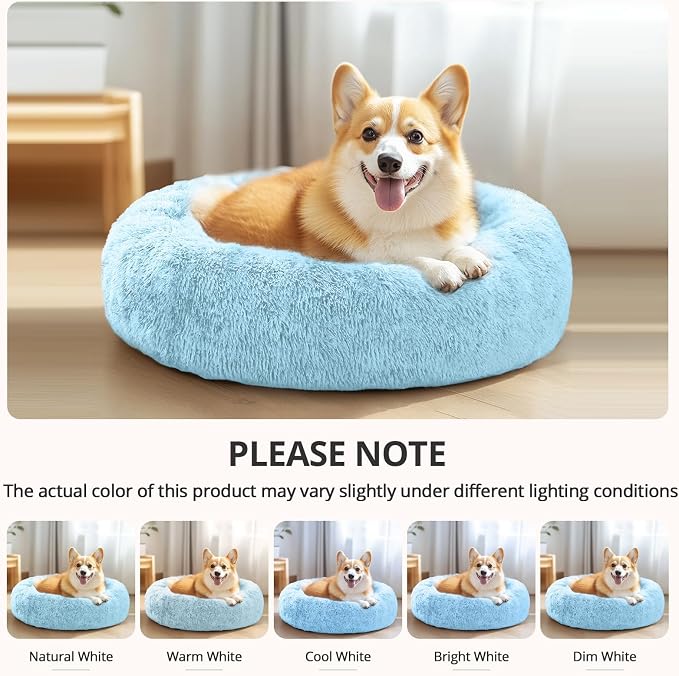 JOLLYVOGUE Calming Small Dog & Cat Bed - Image 6