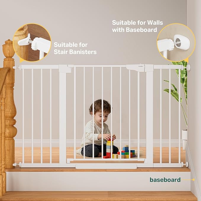 Cumbor 2 Pack 29.7"-51.5" Extra Wide Baby Gate - Image 6