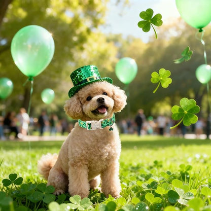 St. Patrick's Day Dog Collar for Large Dogs - Image 2
