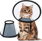 Vivifying Cat Cone, Adjustable Recovery Pet Cone, Lightweight Plastic by Vivifying