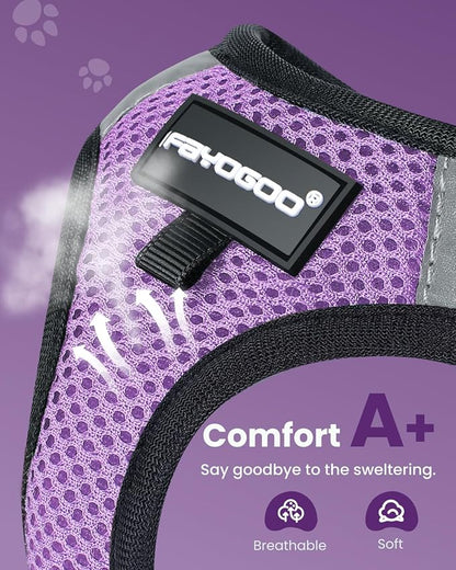 FAYOGOO Cat Harness and Leash Set | Upgrade Step-in Escape Proof Harness | - Image 2