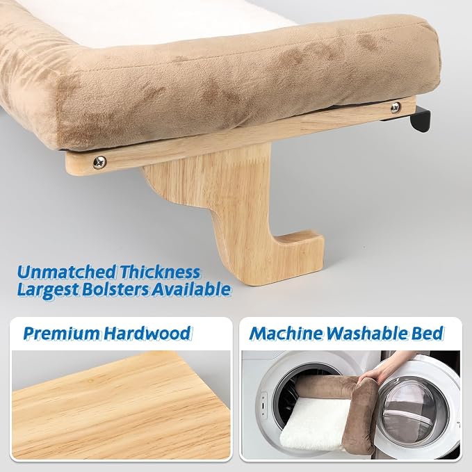 Zakkart Cat Perch for Window Sill - Image 7