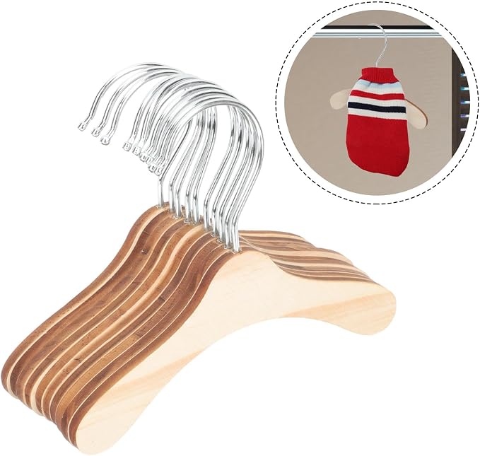 Professional Wooden Pet Clothes Hangers - Image 9