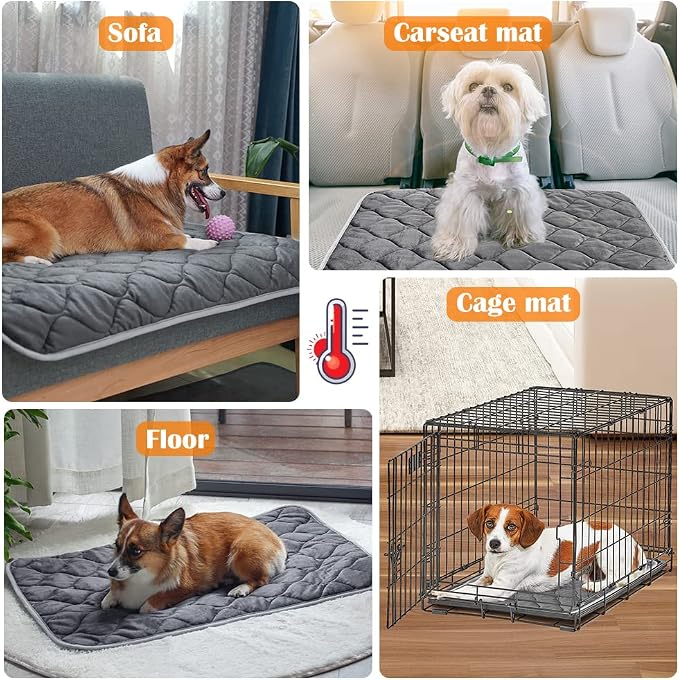 ULIGOTA Self Warming Cat Bed Self Heating Cat Mat Thermal Pet Bed Mat - Image 6