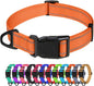TagME Reflective Nylon Dog Collars, Adjustable Classic Pet Collar by TagME