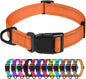 TagME Reflective Nylon Dog Collars, Adjustable Classic Pet Collar by TagME