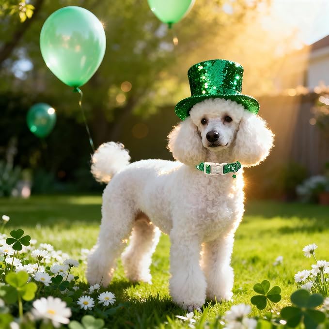 St. Patrick's Day Dog Collar for Large Dogs - Image 2