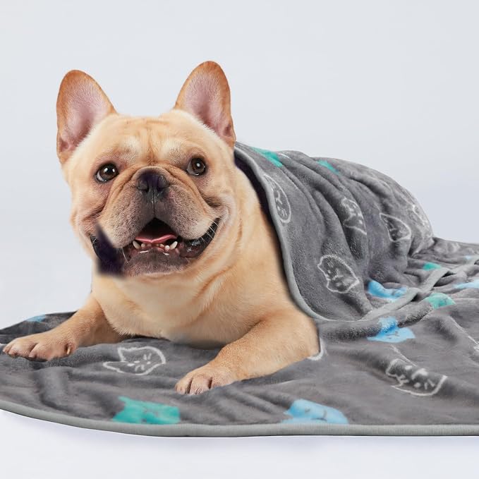 1 Pack 3 Blankets Super Soft Fluffy Premium Cute Cat Pattern Pet Blanket - Image 8