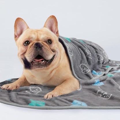 1 Pack 3 Blankets Super Soft Fluffy Premium Cute Cat Pattern Pet Blanket - Image 8