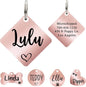 Ultra Joys Dog ID Tag, Custom Dog Tag Personalized Cat Tag, Pet ID Tag by UltraJoys