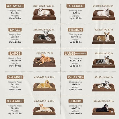 Large Dog Bed Orthopedic Washable - Image 3