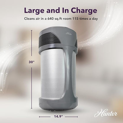 Hunter HP980 Air Purifiers for Home Large Room and Bedroom. Industrial Strength - Image 4