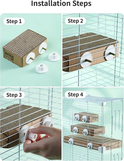 7.3 Inch Paper Bird Toys, Bird Platform, Parrot Toy, Help Birds Clean Beak - Image 7