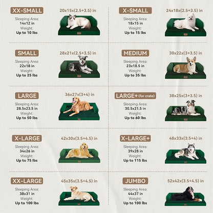 Large Dog Bed Orthopedic Washable: Beds Bolster - Image 2