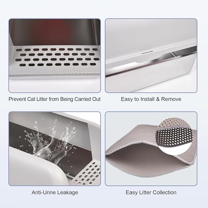 Henkelion Stainless Steel Cat Litter Box - Image 4