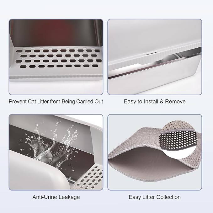 Henkelion Stainless Steel Cat Litter Box - Image 4