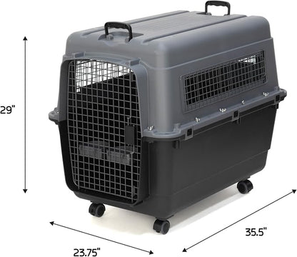 SportPet Airline Compliant X-LARGE 32.25" Travel Dog Kennel-Durable Plastic - Image 3