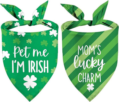 St Patrick's Day Dog Bandanas by Sarybei