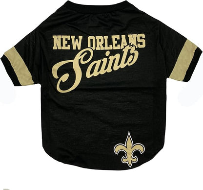 NFL New Orleans Saints T-Shirt for Dogs & Cats, Medium. Football Dog Shirt for by PETSFIRST