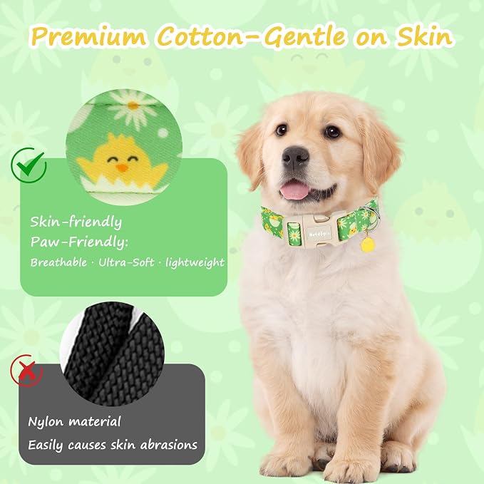 Easter Dog Collar for Small Dogs, Easter & Spring Theme Small Dog Collar - Image 5