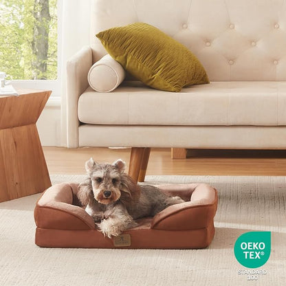 Bedfolks Orthopedic Dog Bed Extra Small, Waterproof Dog Sofa Bed - Image 8