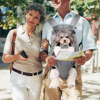 Dog Carrier Backpack, Pet Front Carrier Backpack Legs Out Dog Chest Carrier - Image 8