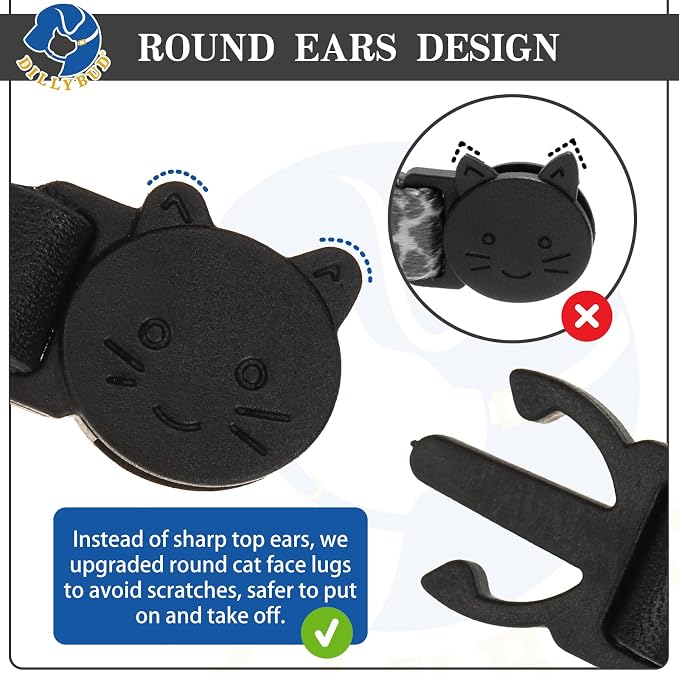 Leather Personalized Breakaway Cat Collar - Image 8