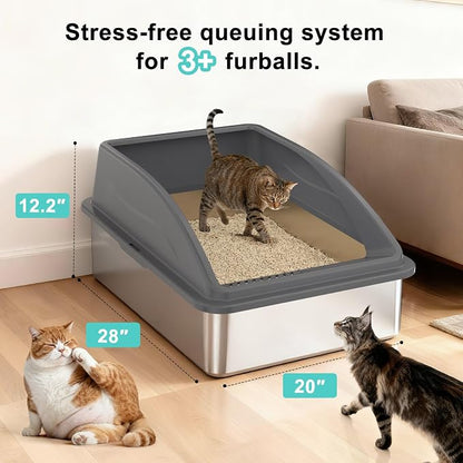 Stainless Steel Litter Box Extra Large - Image 7