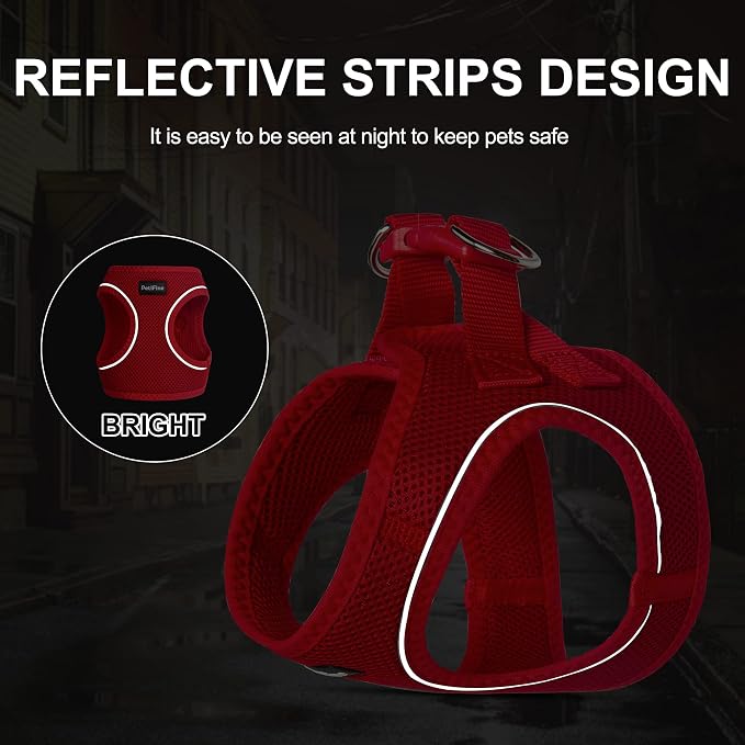 PetiFine Extra Small Step in Dog Harness and Leash Set, Cat Harness and Leash - Image 4