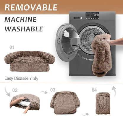 Tinaco Calming Dogs/Cats Bed Mats, Dog Pad Washable Removable Couch Cover - Image 5
