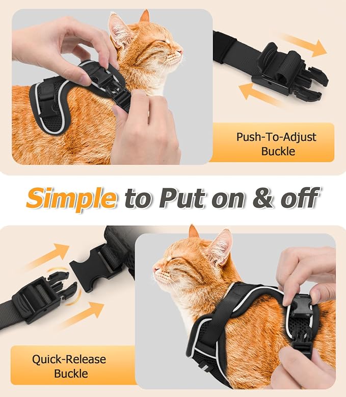 Halypet Cat Harness and Leash Set - Image 8