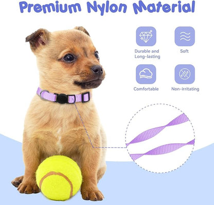 Puppy Collars for Litter, Puppy Collars for Small Puppies Soft Nylon Safety - Image 5