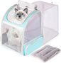 halinfer Backpack to Carry Cat and Small Puppy up to 16 Pounds, Breathable Pet by halinfer