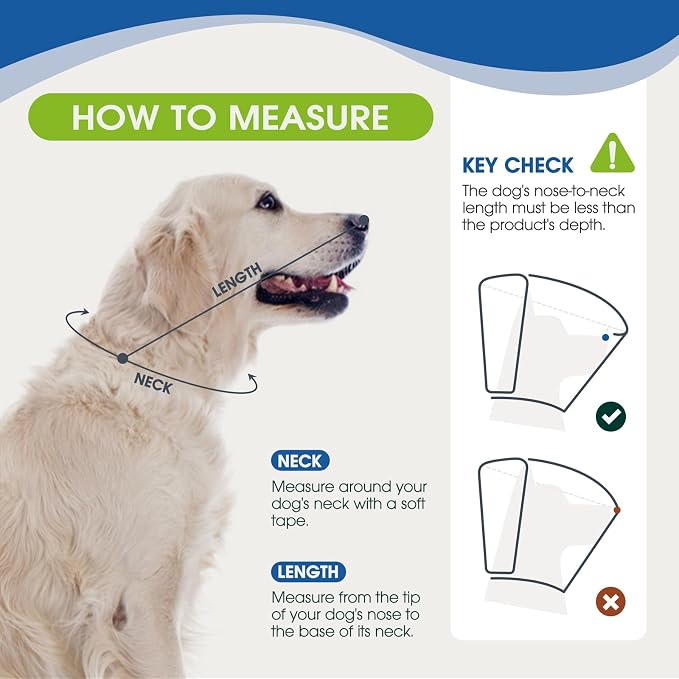 Dog Cone for Large Dogs After Surgery, Adjustable Soft Recovery Cone Collar for - Image 3