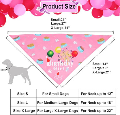 ADOGGYGO Dog Bandana Hat Set for Birthday Party Supply, Boy Girl Puppy Birthday - Image 3