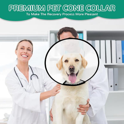 GLADOG Soft Dog Cone Collar, Dog Recovery Collar, Adjustable E-Collar - Image 6