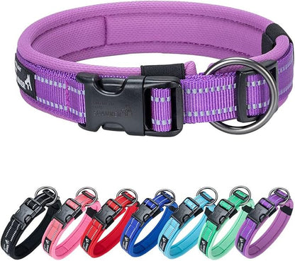 EXCELLENT ELITE SPANKER Reflective Dog Collar Classic Soft Padded Breathable by EXCELLENTELITESPANKER