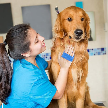 Dog Grooming Brush, Lilpep Pet Shampoo Bath Brush Soothing Massage Rubber Comb - Image 4
